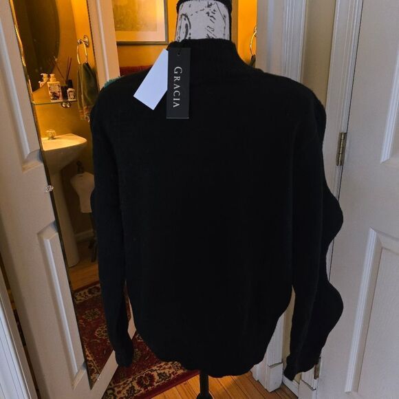 IMPORTED PULLOVER CREW NECK GRACIA SWEATER - Picture 5 of 9